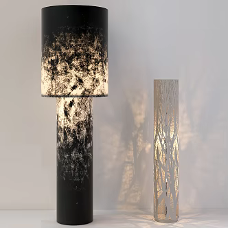Industrial LOFT special-shaped floor lamp floor lamp 3d model