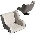 Single sofa 3d model