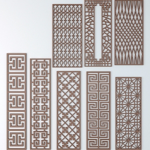 Chinese ancient pattern 3d model