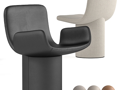 Mogg single chair 3d model