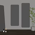 Modern Dressing Mirror Floor Mirror Full-length Mirror Fitting Mirror Dressing Mirror 3d model