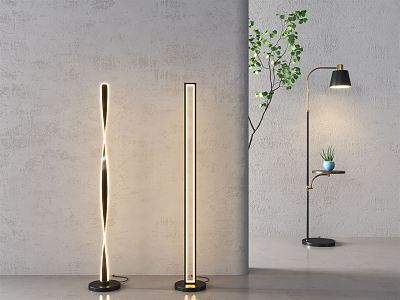 Modern floor lamp 3d model