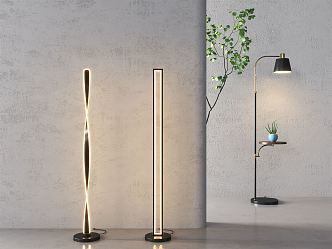 Modern floor lamp 3d model