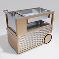 Modern Dining Car 3d model