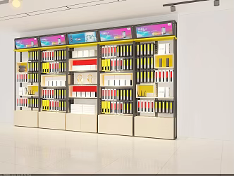 Accessories Cabinet Tide Cabinet Mobile Phone Cabinet Display Cabinet 3d model
