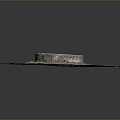 Industrial Equipment Circular Stone Base Structure With Surrounding Grass Area
