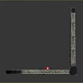 Rugged Portable Laptop With Map Display Screen And Red Control Panel Buttons