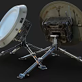 Portable Commercial Satellite Dish Equipment With Tripod Stand And Tool Case