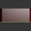 Vintage Red Radio With Gold Accents Black Panel And Control Knobs