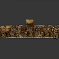 Ancient Amphitheater With Stone Structure And Tiered Seats Circular Design Historical Ruins