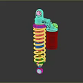 Modern shock absorber buffer 3d model
