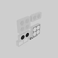 Surface Mounted Double Headed Downlights and Spotlights Modern Home Lighting Design