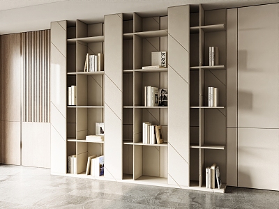 Modern bookcase model