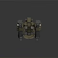 Mechanical Heavy Duty Weapon With Dual Barrels And Stable Base Stand Design