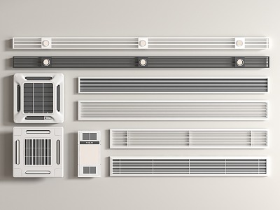 Air conditioning outlet Central air conditioning outlet 3d model