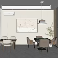 Modern Chess Room 3d model