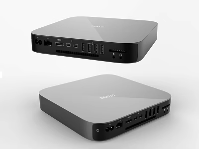Modern TV Set Top Box HIMEDIA With HDMI USB Ports Dual Models Design 3d model
