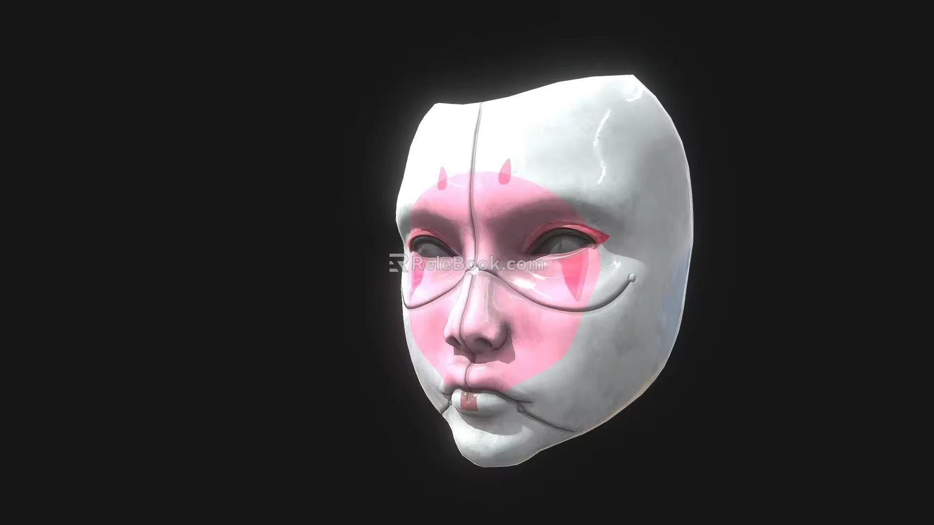 sci-fi mask 3d model