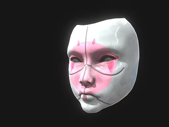sci-fi mask 3d model