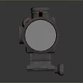 Infrared Steiner Laser Pistol Light Source Firearm Sight Firearm Device 3d model