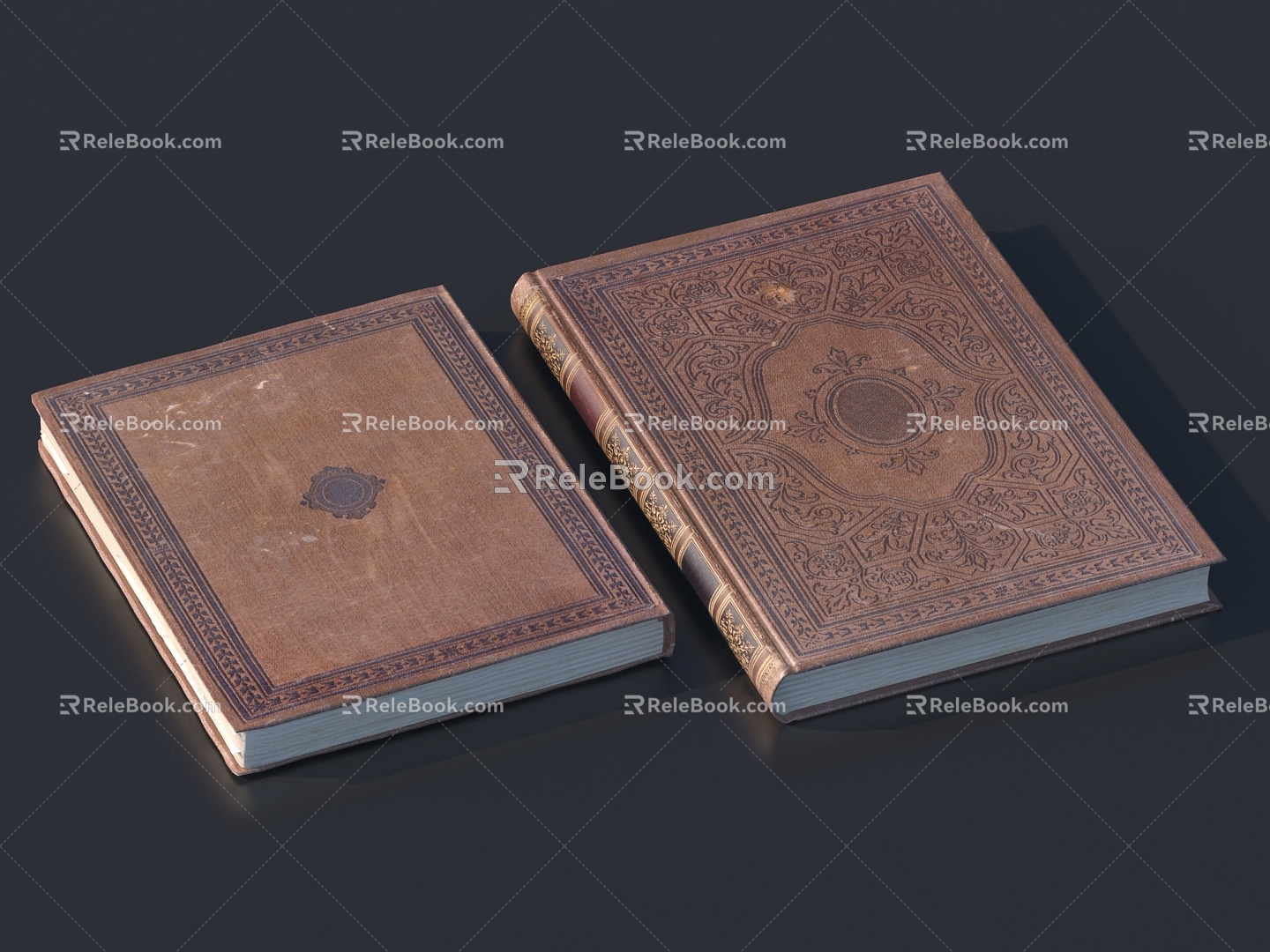 European-style notebook 3d model