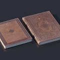 European-style notebook 3d model