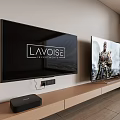 Modern LCD TV display smart screen 3d model