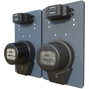 Instrument panel equipment meter 3d model