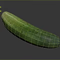 Fresh Organic Green Cucumber With Spiny Textured Surface And Vibrant Hue