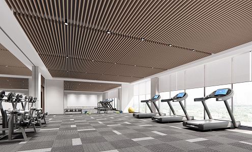 Modern Gym 3d model