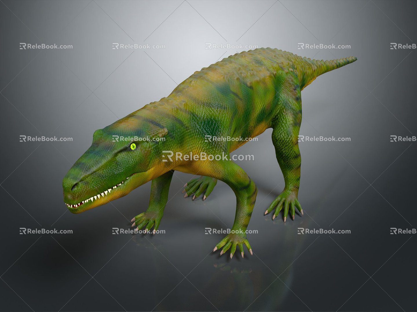 Modern Crocodile Fassora Alligator Alligator Nile Alligator 3d model