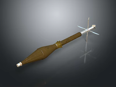 Detailed Rocket Model for Aerospace Exploration with Aerodynamic Structure and Fins 3d model