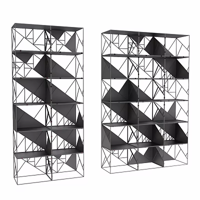 Modern Storage Rack 3d model