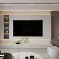 Modern Minimalist Living And Dining Room With Cozy Soft Furnishings And Bright Large Window View