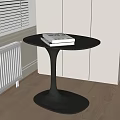 Modern Round Side Table 3d model