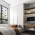 Modern Living Dining Room Interior Design With Large TV Sofa Coffee Table And Green Plants