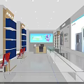HUAWEI Specialty Store With Mobile Phones Display Tables And China Mobile 5G Signage