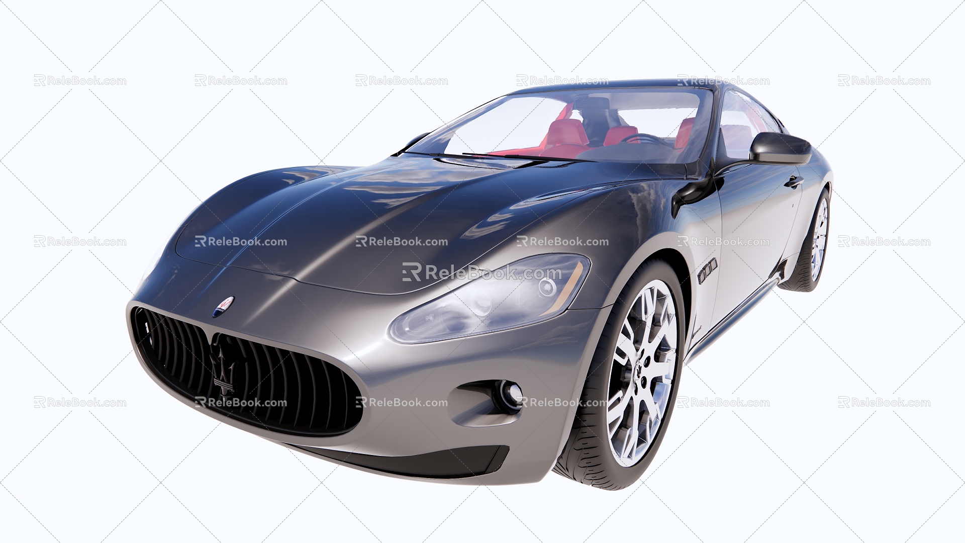 Hyundai sports car Maserati Racing 3d model