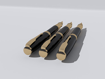 Light Luxury Pen 3d model