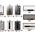 Modern Wall Mounted Electric Water Heaters With Multiple Colors And Styles For Daily Use