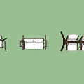 Outdoor Wooden Frame Swing Chairs With White Cushions And Various Designs