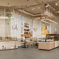 Modern Bakery High-end Dessert Bakery 3d model