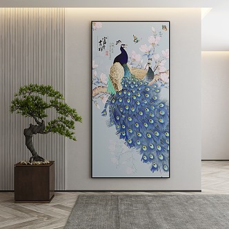 New Chinese Decorative Painting 3d model