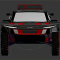 Audi Stylish Electric Toy Off road Vehicle With Red Accents And Large Wheels