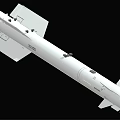 Military Guided Missile Weapon With Aerodynamic Structure And Tail Fins Design