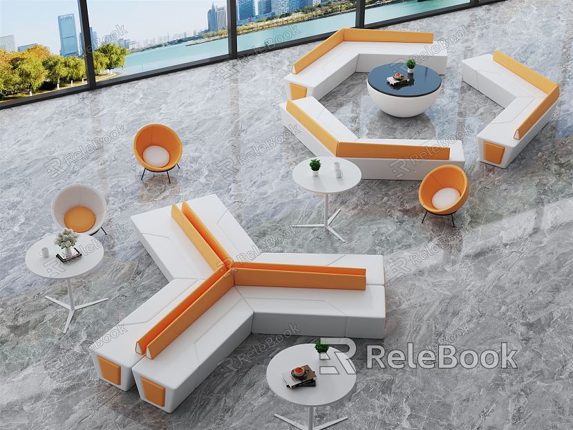 Modern Card Seat Business Card Seat model