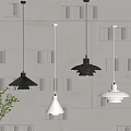 Modern chandelier 3d model