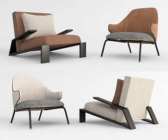 Modern Sofa Chair Leisure Chair Single Sofa 3d model