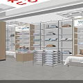 Chao Yiku Home Bedding Store Interior with Shelves Displaying Bedding Pillows and Bed Products