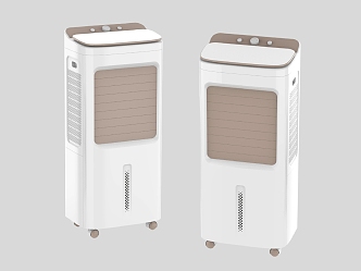 Home appliance mobile air conditioner fan 3d model